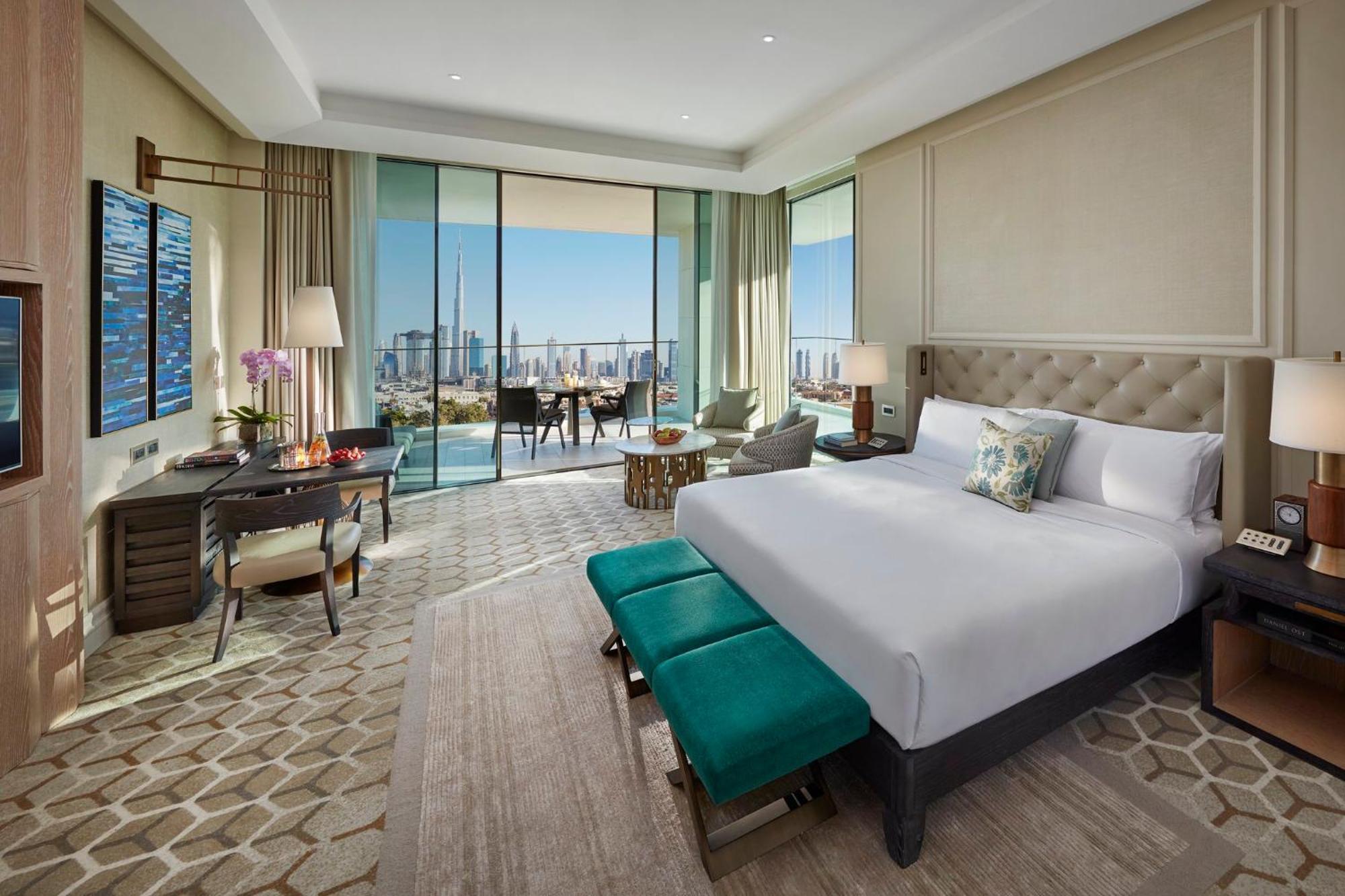 만다린 오리엔탈 주메이라 두바이 외부 사진 A bedroom at the hotel
